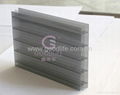 Grey color Polycarbonate Triple-wall