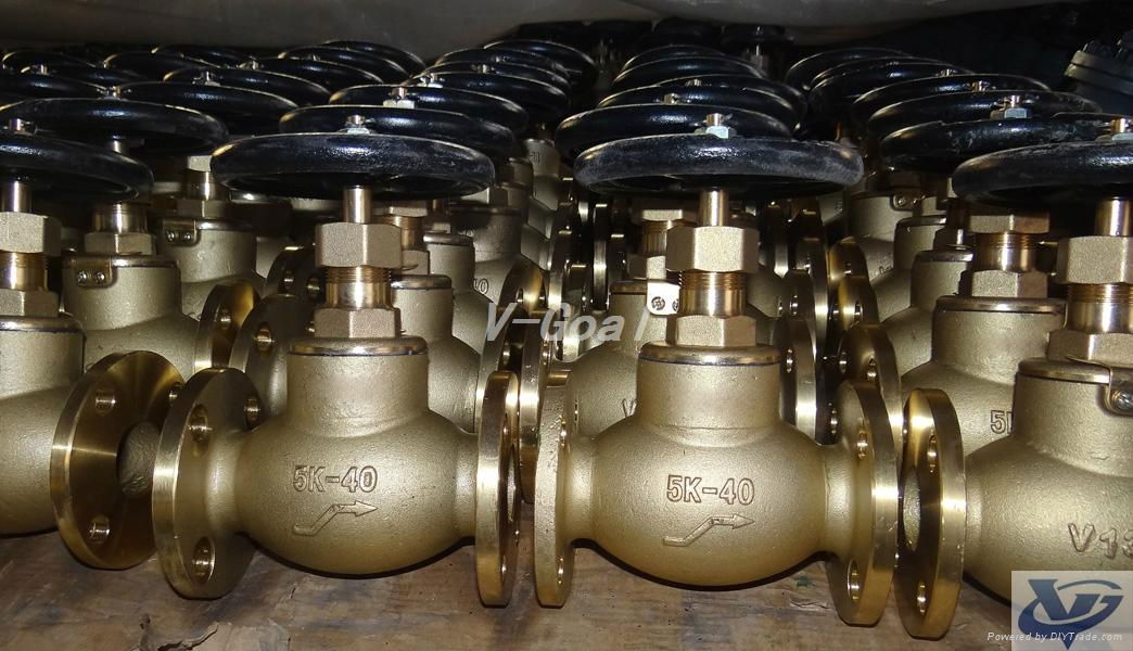 Marine Bronze or Brass Globe valve 4