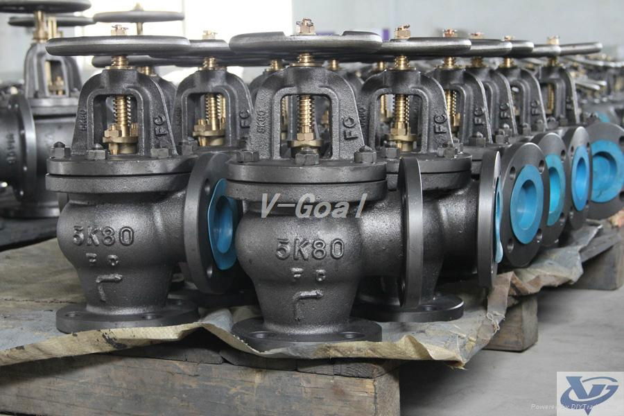 Marine valve Cast Iron Globe Angle valve 5k 10k 16k 5