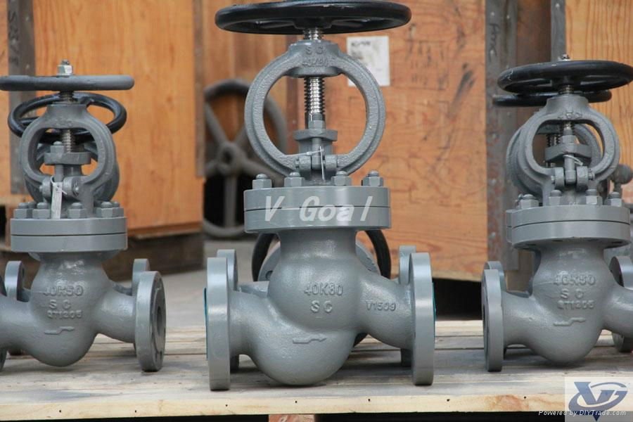JIS Marine valve Cast Steel Globe valve 4