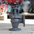 JIS Marine valve Cast Steel Globe Angle valve