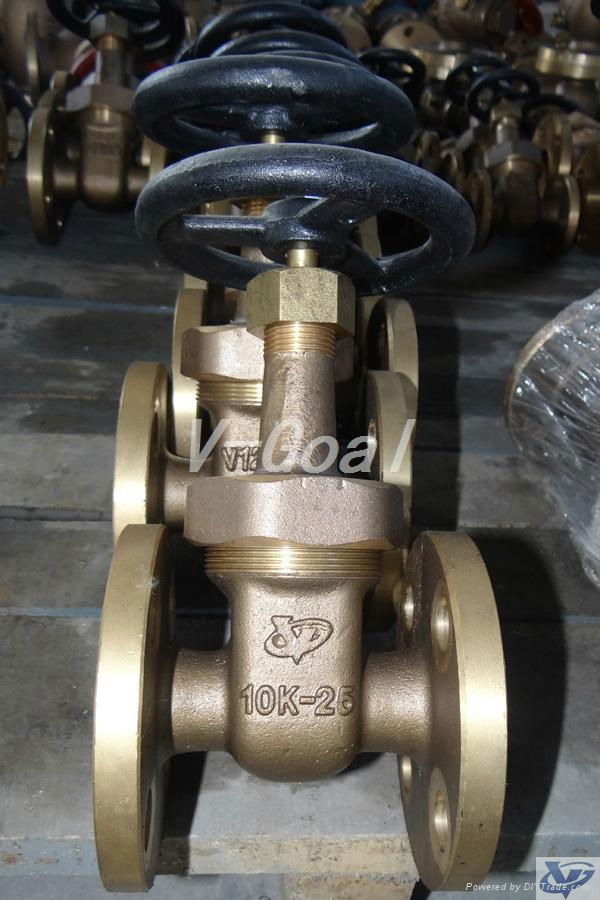 Marine Bronze Rising Stem Type Gate Valves 5k 10k 4