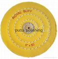 yellow muslin buffing wheel 1