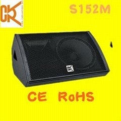 15 inch two-way full range stage monitor speaker(S-152M)