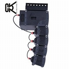 professional active powered line array speaker