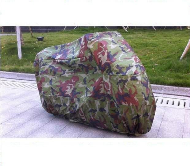 Motorcycle Camouflage 210t silver Water-resistant Electric Bicycle Car Covers