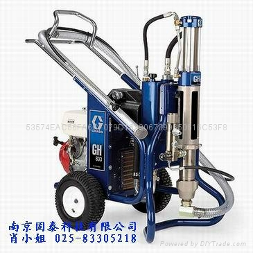 供應美國固瑞克GH833汽油引擎膩子噴塗機
