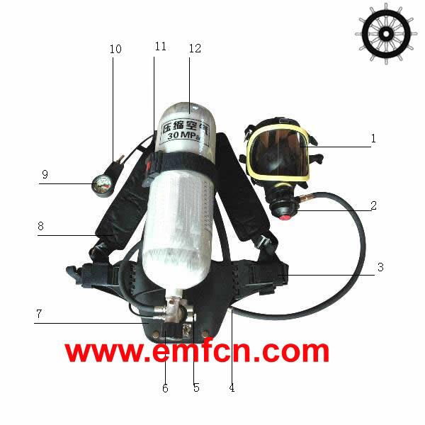 Fire Breathing Apparatus RHZK6.8/30 with EC MED (GL) Certificate