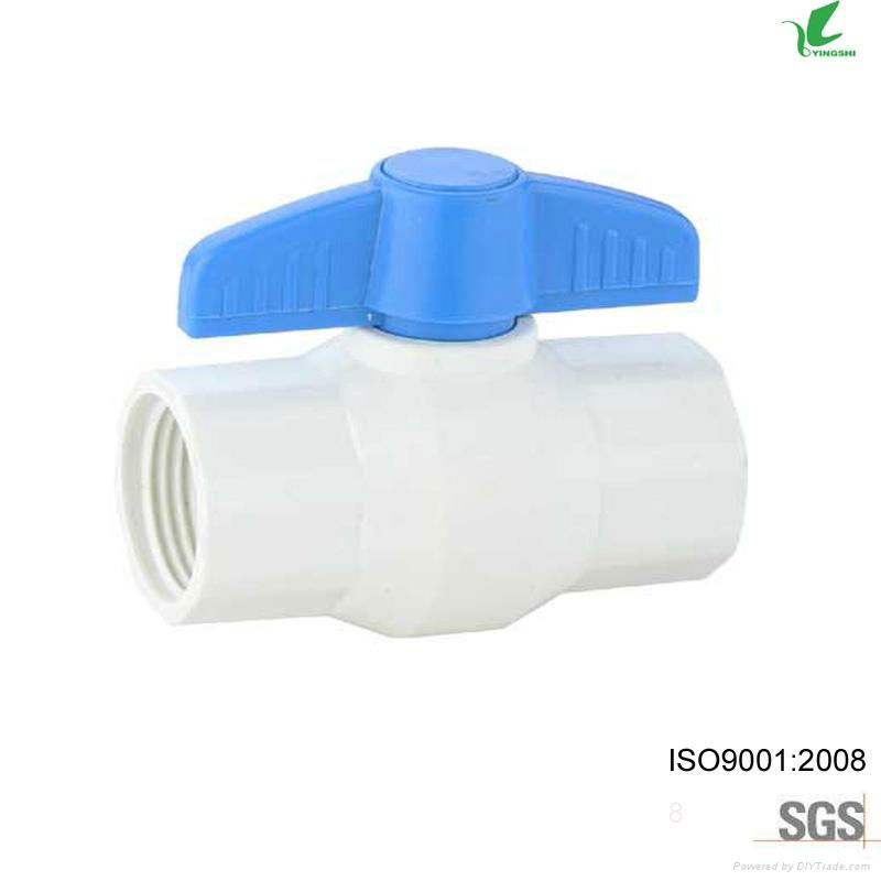 plastic pvc upvc compact ball valve 4