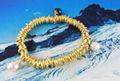 WHOLESALE! Pearl Charm Silver plate/Golden link bracelet  3