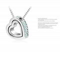 Fashion Crystal Pendant Chain Necklace
