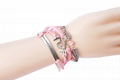 Fashion Infinity Heart Anchor Wheel Charm Friendship Bracelet 1