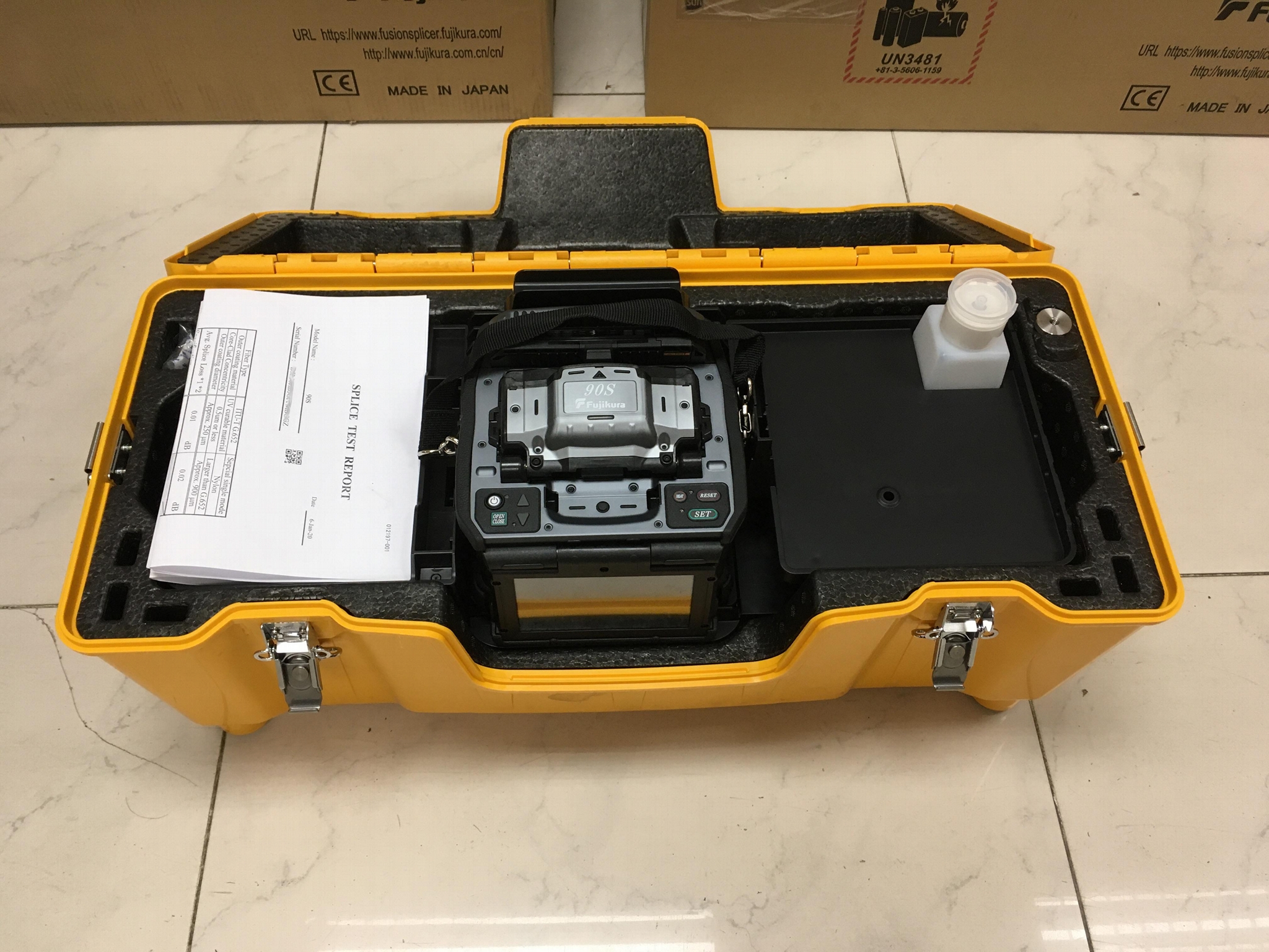 英文版藤仓fujikura90s光纤熔接机