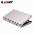 RFID Blocking fine art unisex Credit Card Holder Metal Credit Card Wallet Stainl 4