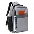  Hot selling high quality custom canvas men backpack laptop messenger sling bag 