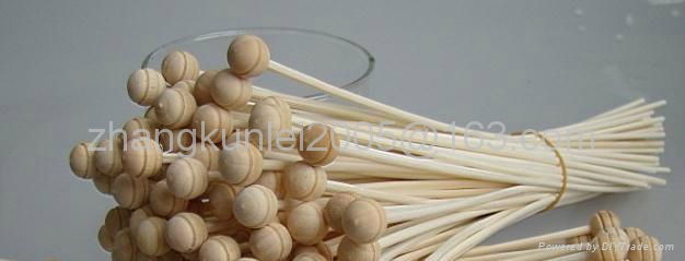 Rattan stick with wooden bead 4