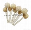rattan stick with wooden bead