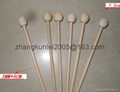 rattan stick with wooden bead