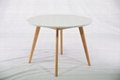 Beech Round Solid Wood Dining Table 