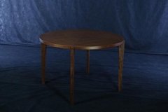 Walnut Round Solid Wood Dining Table