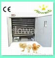 CE certificate Automatic egg incubator and hatchery for 2500 eggs