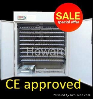 CE certificate Automatic egg incubator and hatchery for 2500 eggs 2