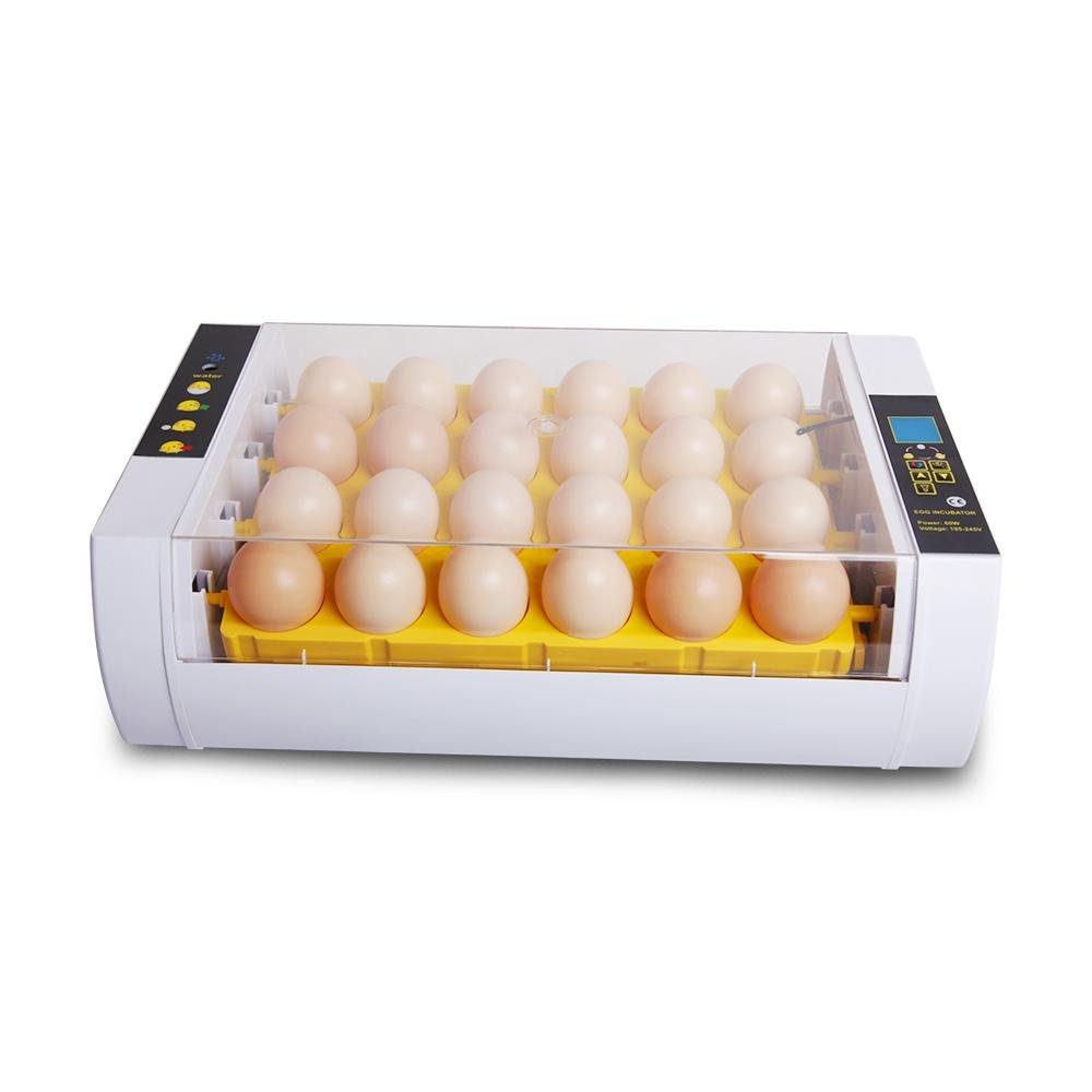 full automatic 24 poultry chicken egg incubator 