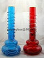 Blown soft glass water pipe