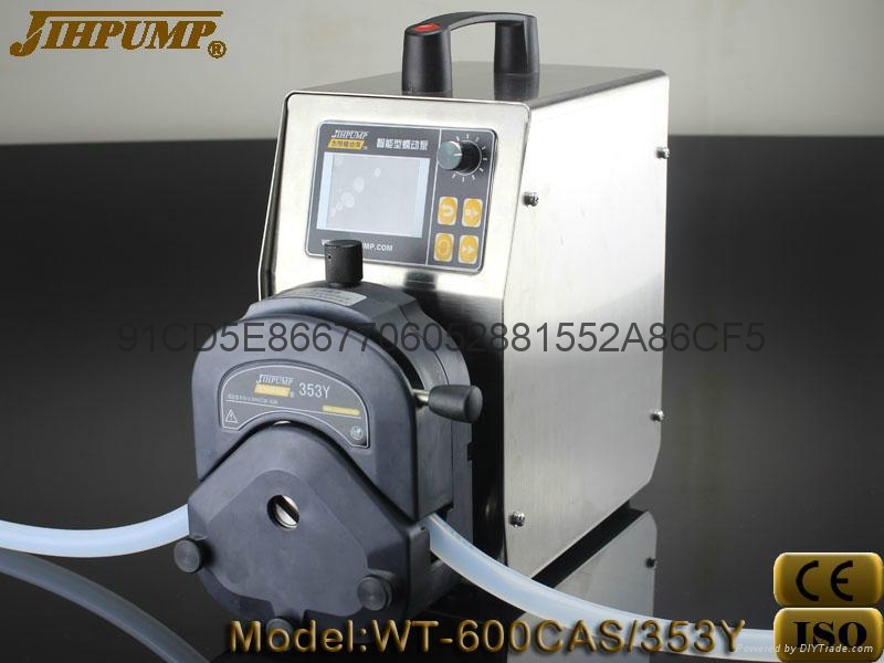 杰恆WT-600CAS/353Y工業級大流量蠕動泵