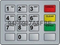 R   ed metal numeric keypad keyboard for ATM machine 1