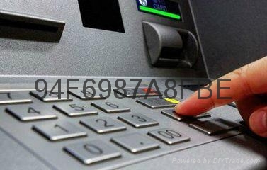 R   ed metal numeric keypad keyboard for ATM machine 2