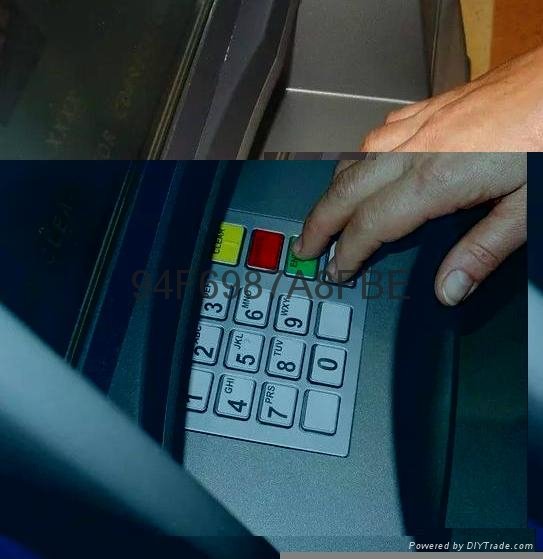 R   ed metal numeric keypad keyboard for ATM machine 4