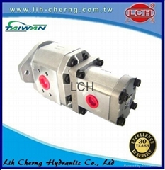 group 4+3 gear pumps hydraulic pump Tandem Gear Pump