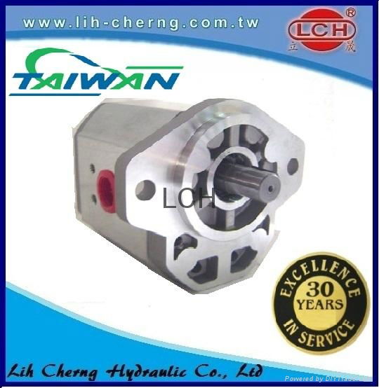 double gear pump tandem gear pumps Hydraulic gear pump 4