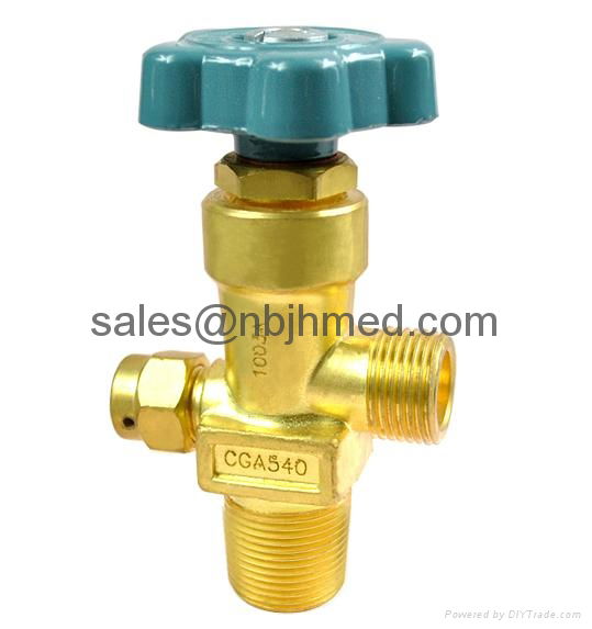 Gas Oxygen Cylinder Valve CGA 870 & Valve Yoke 2