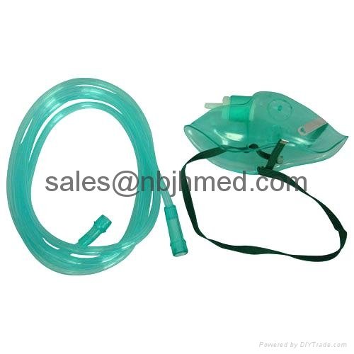Oxygen Mask with Nasal Cannula for Oxygen Delivery 2