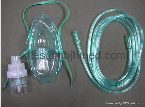 Oxygen Mask with Nasal Cannula for Oxygen Delivery 4