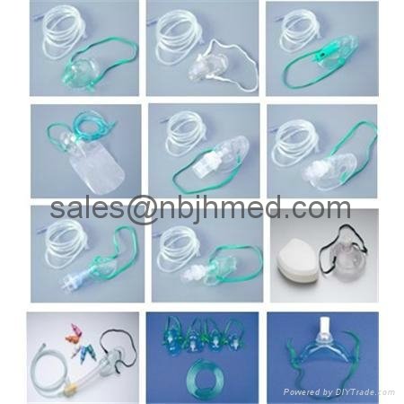 Oxygen Mask with Nasal Cannula for Oxygen Delivery 5