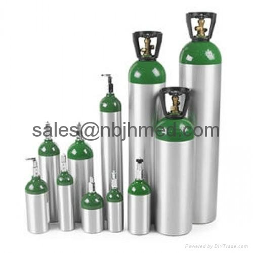 Portable Medical Aluminum Oxygen Cylinders(Series) 4