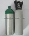 Portable Aluminum Oxygen Tank for Oxygen Delivery