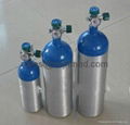 Portable Aluminum Oxygen Tank for Oxygen Delivery