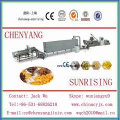 Corn extrusion snack food machine