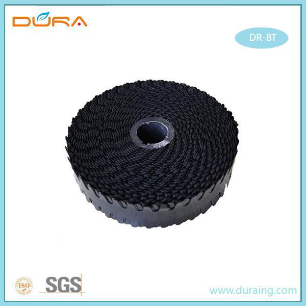 BLACK TOOTH TYPE CELLULOSE ACETATE FILM FOR  HANDBAG HANDLE AGLET