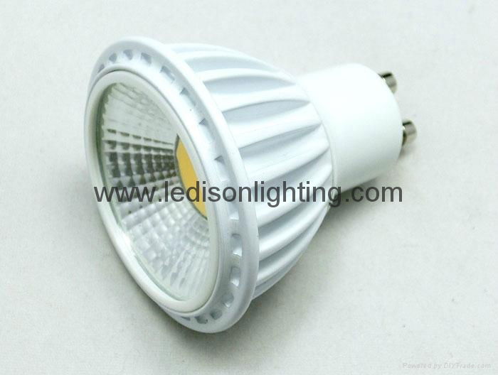 CE SAA UL CUL Approved Natural White Warm White COB 5W LED Spot Light Bulbs GU10 3