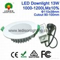 3.5inch Flat Face LED Downlight 13W Frosted Cover CE SAA Approved High CRI