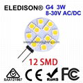 12V AC 24V DC G4 LED Light Bulb 2W Diameter 30mm