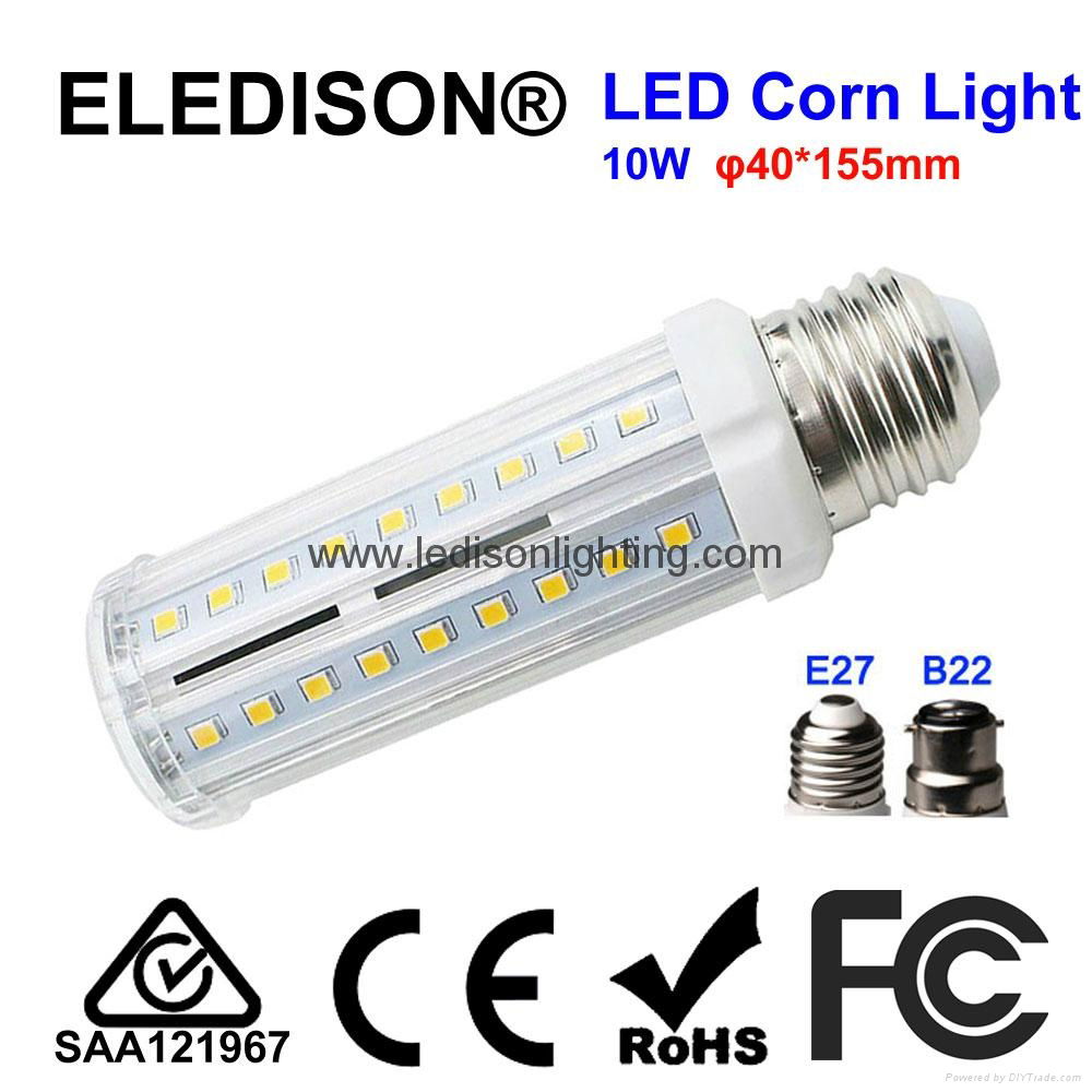 10W LED Corn Light Bulb 700LM E27 B22 Base PL Down Light Bulb Ceiling Light 