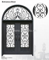 custom wrought iron door(HT-206C)