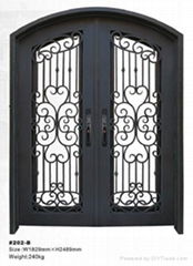 wrought iron door(HT-202B)