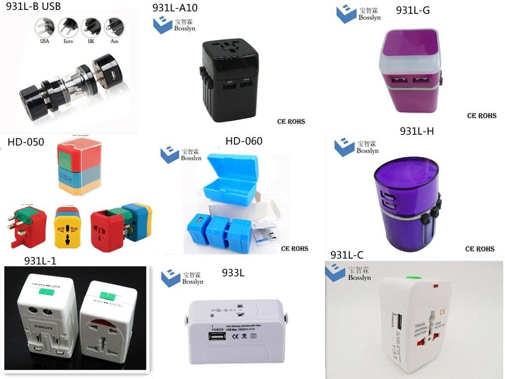 universal travel adapter ,travel adapter,all in one adapter,worldwide adapter 3